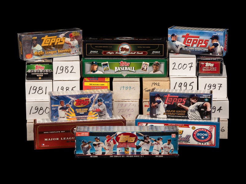 A Run of 1979-2008 Topps Baseball Card Complete Sets, (1 of 1)