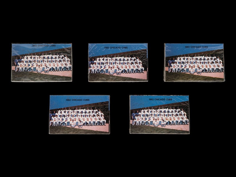 A Group of Five 1982 Chicago Cubs Red Lobster Factory Sealed Team Sets (Ryne Sandberg Rookie): A Group of Five 1982 Chicago Cubs Red Lobster Factory Sealed Team Sets (Ryne Sandberg Rookie) NOTE: If a bid is placed within one minute of the closing time of a lot, five additional minutes will be a