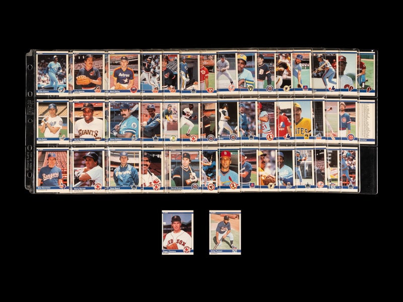 A 1984 Fleer Update Baseball Card Set Including Kirby Puckett and Roger Clemens Rookie Cards (132/13 (1 of 2)