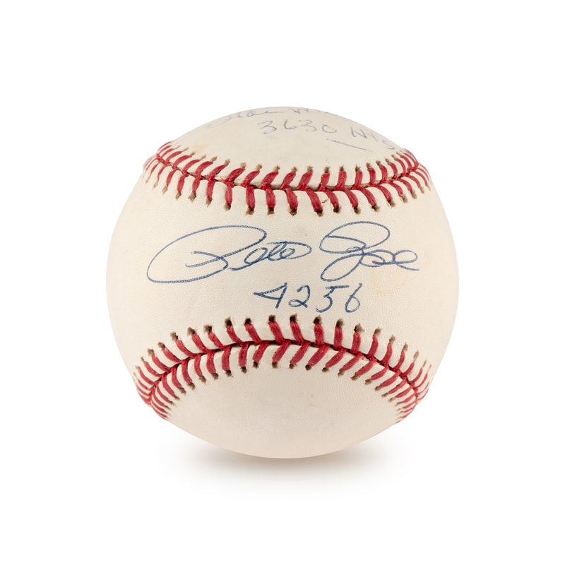 A Stan Musial and Pete Rose Dual Signed Autograph Baseball (Beckett Authentication Services) (1 of 3)