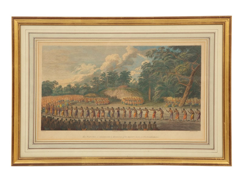 John P. Weber
(British, 1750-1793)
A Fiatooka, or Moral in Tongataboo; The Natchez, a Ceremony in (1 of 10)