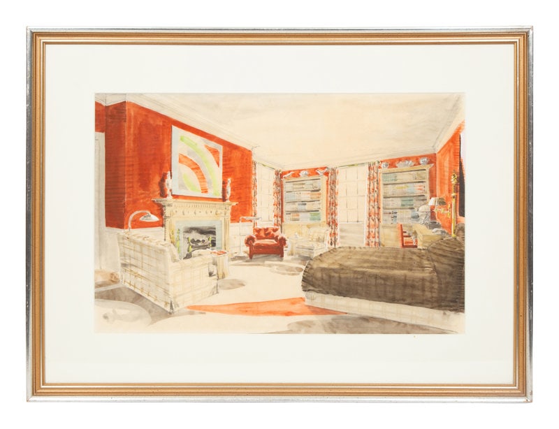 Glenn Boyles
(American, 20th Century)
Residence of Mrs. Walter Buehl Ford, Grosse Pointe, Michigan,  (1 of 9)