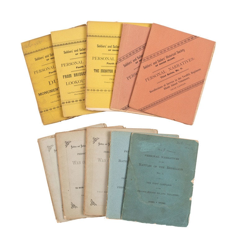 [CIVIL WAR]. Soldiers' & Sailors' Historical Society of Rhode Island Personal Narratives. 49 issues. (1 of 1)