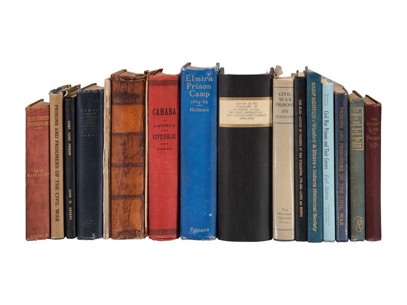 [CIVIL WAR]. Memoirs and reports regarding Union soldiers in Confederate prisons. 29 volumes.: [CIVIL WAR]. Memoirs and reports regarding Union soldiers in Confederate prisons. 29 volumes. MOTT, Valentine, DELAFIELD, Edward. WILKINS, Gouverneur Morris. WALLACE, Ellerslie, etc. Narrative o