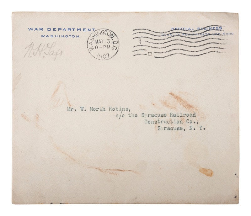 [AUTOGRAPHS]. Notable figures from the late 19th and early 20th-centuries. (1 of 8)