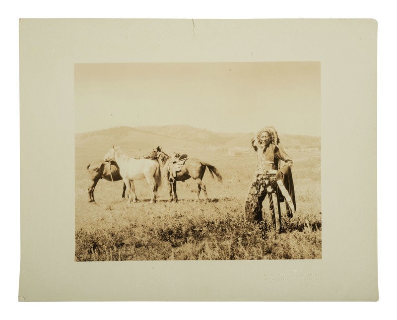[NATIVE AMERICANS]. 50+ photos & postcards of Native Americans incl. image by RINEHART. (1 of 7)