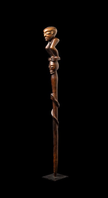 
A Yoruba Wood Staff (1 of 5)