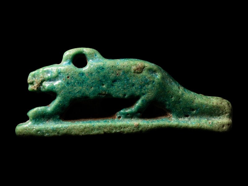 
An Egyptian Faience Ichneumon 

Amulet (1 of 4)