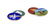 151: A Pair of 18 Karat Yellow Gold and Polychrome Enam