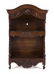 166: A Victorian Walnut Hanging Etagere, Height 30 inch