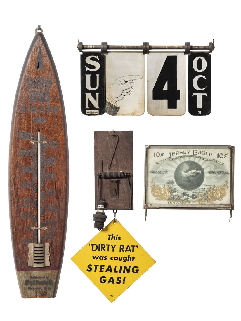 Three General Store Advertising Signs and a Calendar (1 of 11)