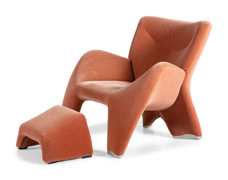 Jan Armgardt
(German, b. 1947)
Armchair and Stool (1 of 4)