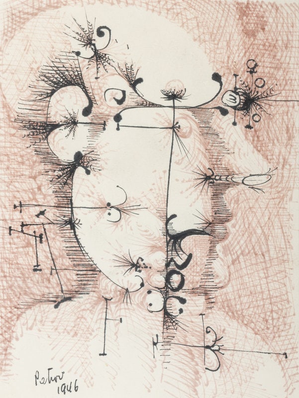 Demitri Petrov
(American, 1919-1986)
Fantasy Face, 1946 (1 of 5)