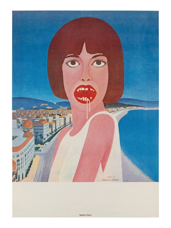 Tadanori Yokoo (Japanese, b. 1936) Drool, c. 1970: Tadanori Yokoo (Japanese, b. 1936) Drool, c. 1970 poster Sheet: 40 1/4 x 28 1/2 inches. Size Sheet: 40 1/4 x 28 1/2 inches.