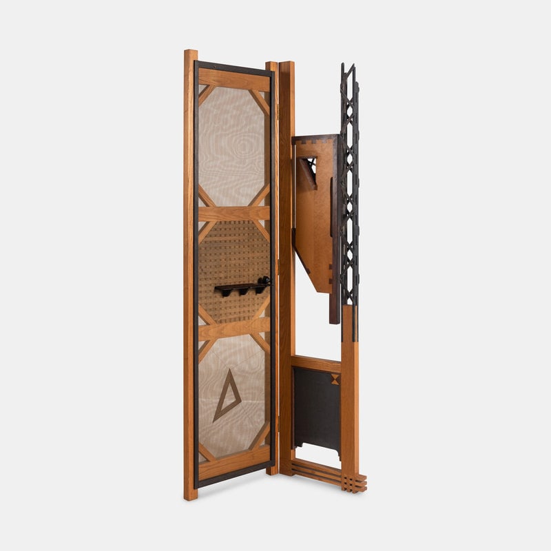Studio Craft
American, Mid 20th Century
Architectural Room Divider/Screen, c. 1990 (1 of 6)