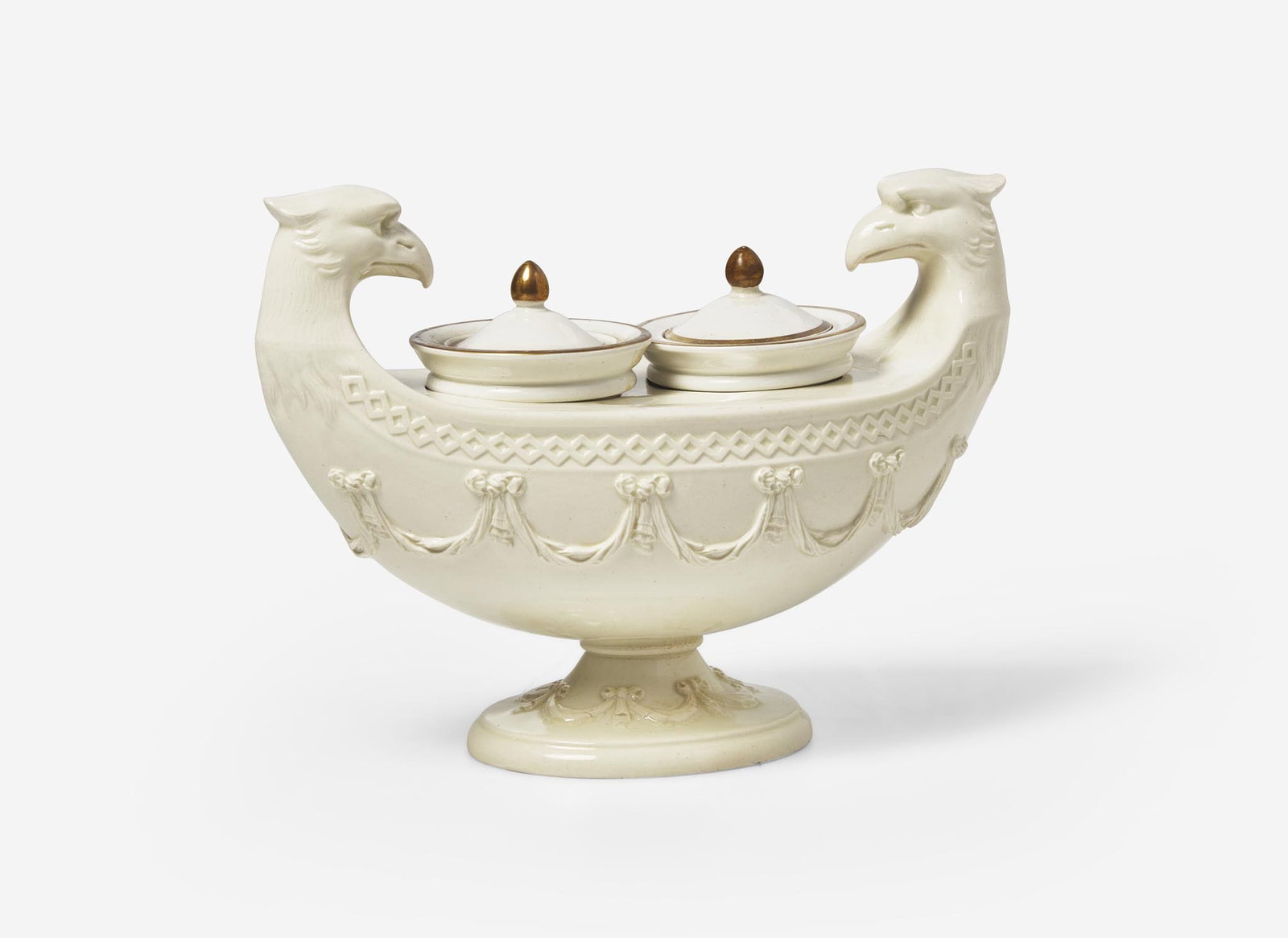 A Wedgwood Figural Inkstand, UK, circa 1820 (1 of 3)