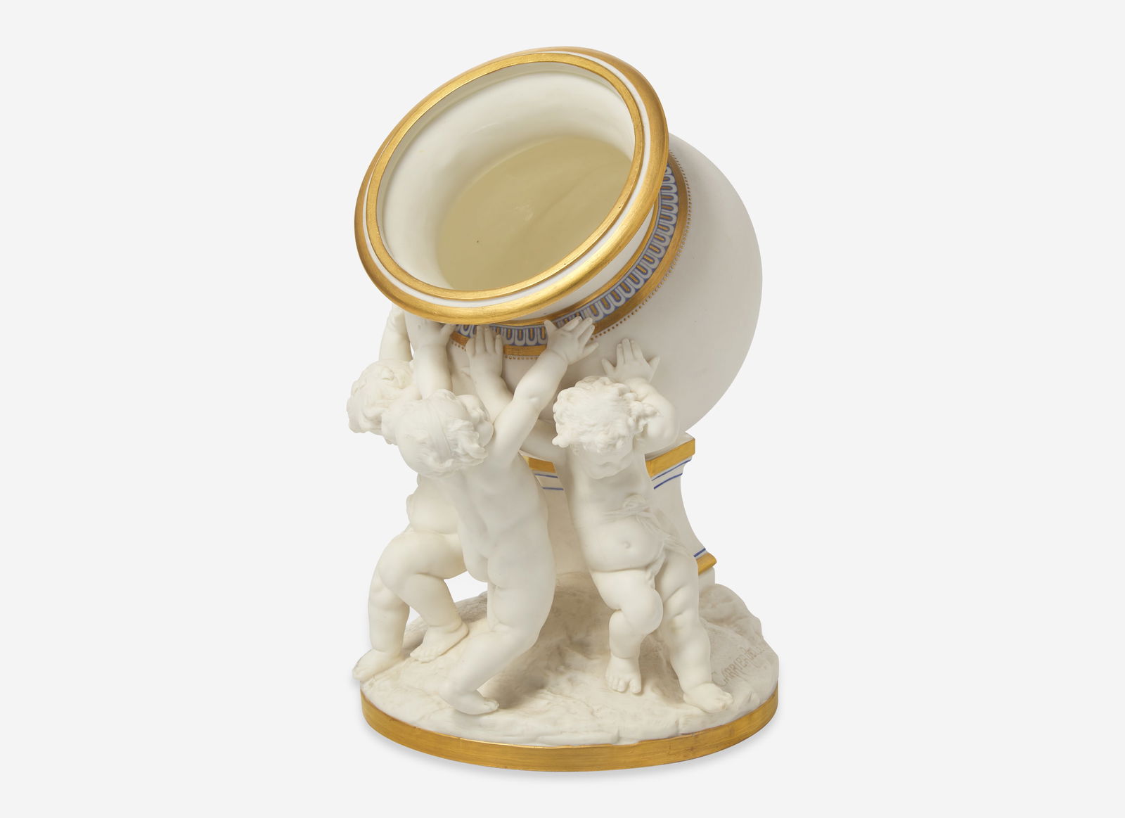 A Minton Parian Ware Figural Vase, UK, 1881 (1 of 6)