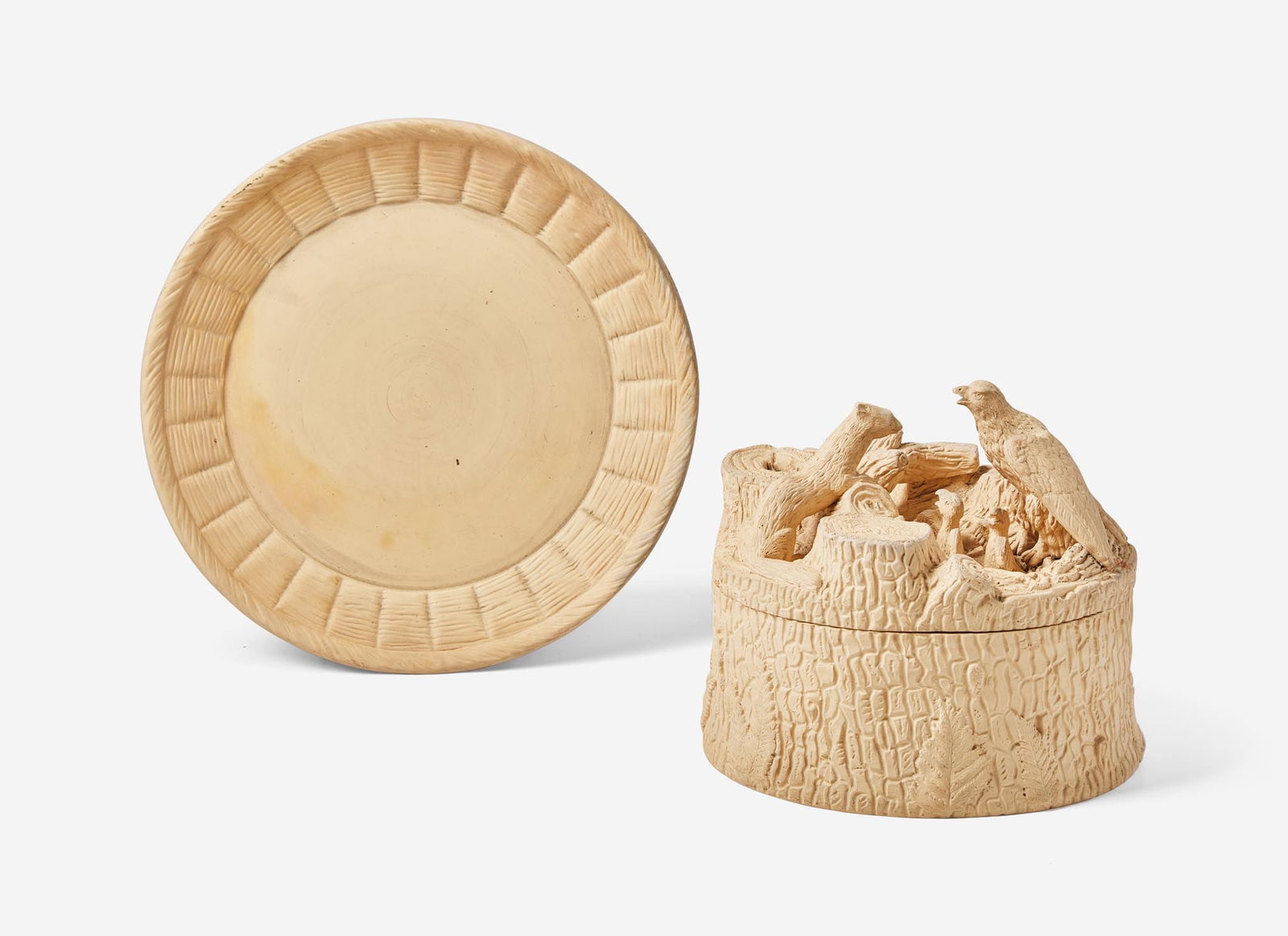 A Wilhelm Schiller & Son Caneware Game Pie Dish, Bohemia (Czech Republic), 1880s (1 of 3)