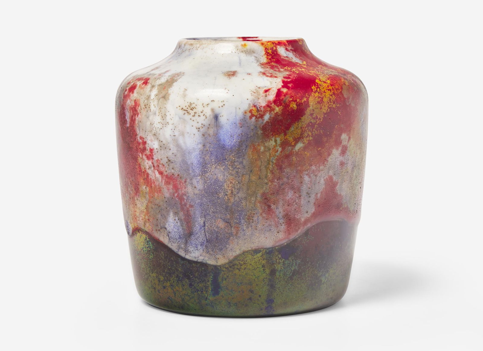 A Charles Noke and Harry Nixon Royal Doulton Chang Vase, UK, circa 1925 (1 of 3)