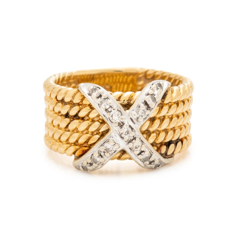 LE VIAN, BICOLOR GOLD AND DIAMOND RING (1 of 3)