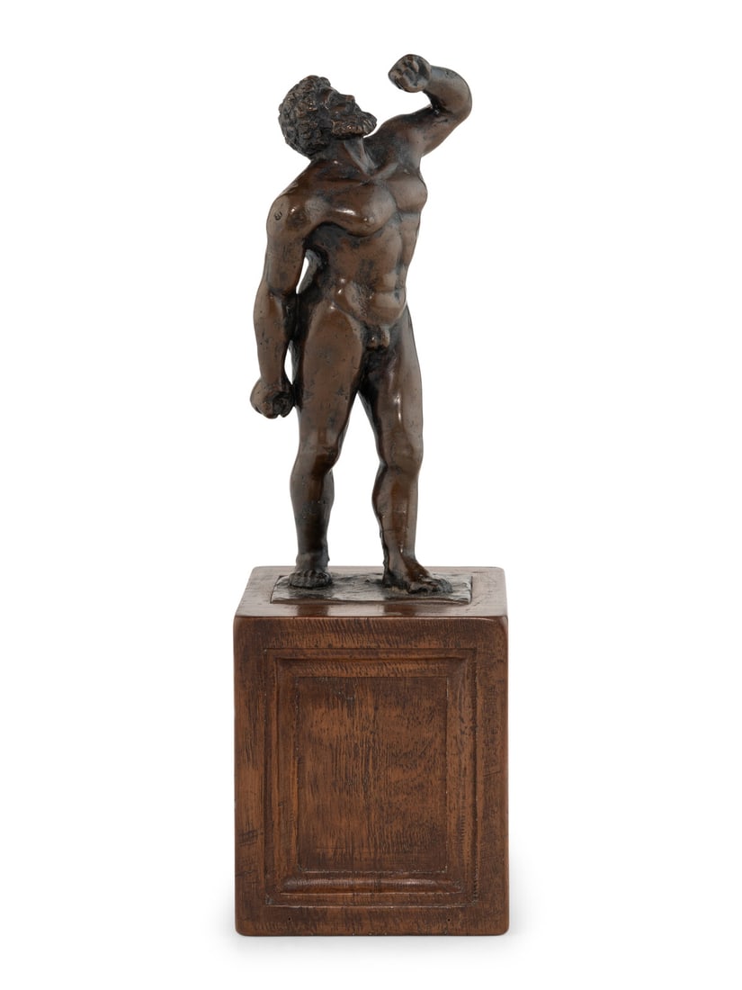 A Continental Bronze Figure of a Male Figure, Possibly Hercules (1 of 5)