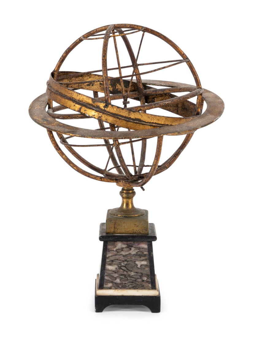 A Gilt Metal Armillary Sphere (1 of 6)