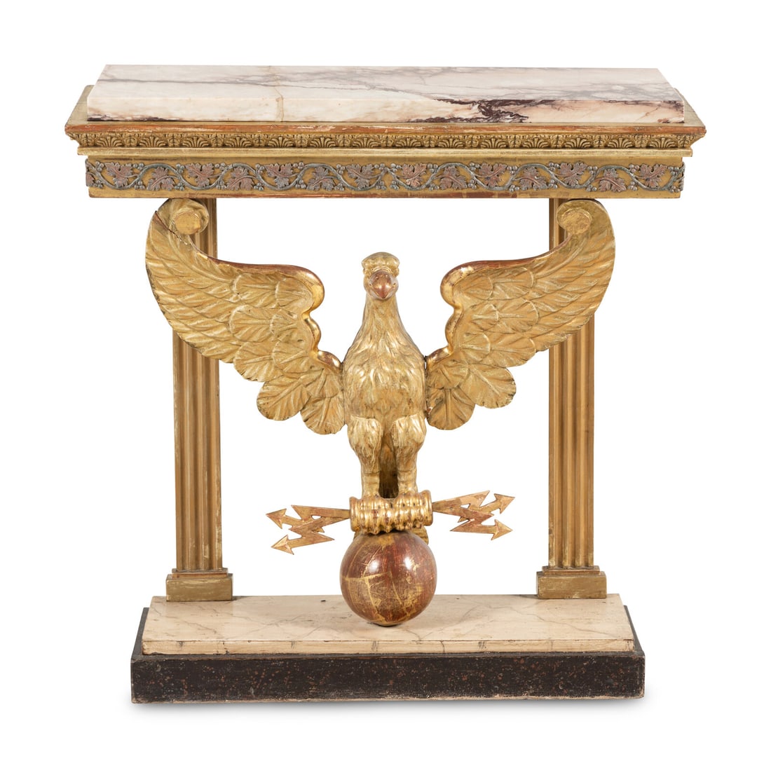 A Swedish Giltwood Marble-Top Pier Table (1 of 4)