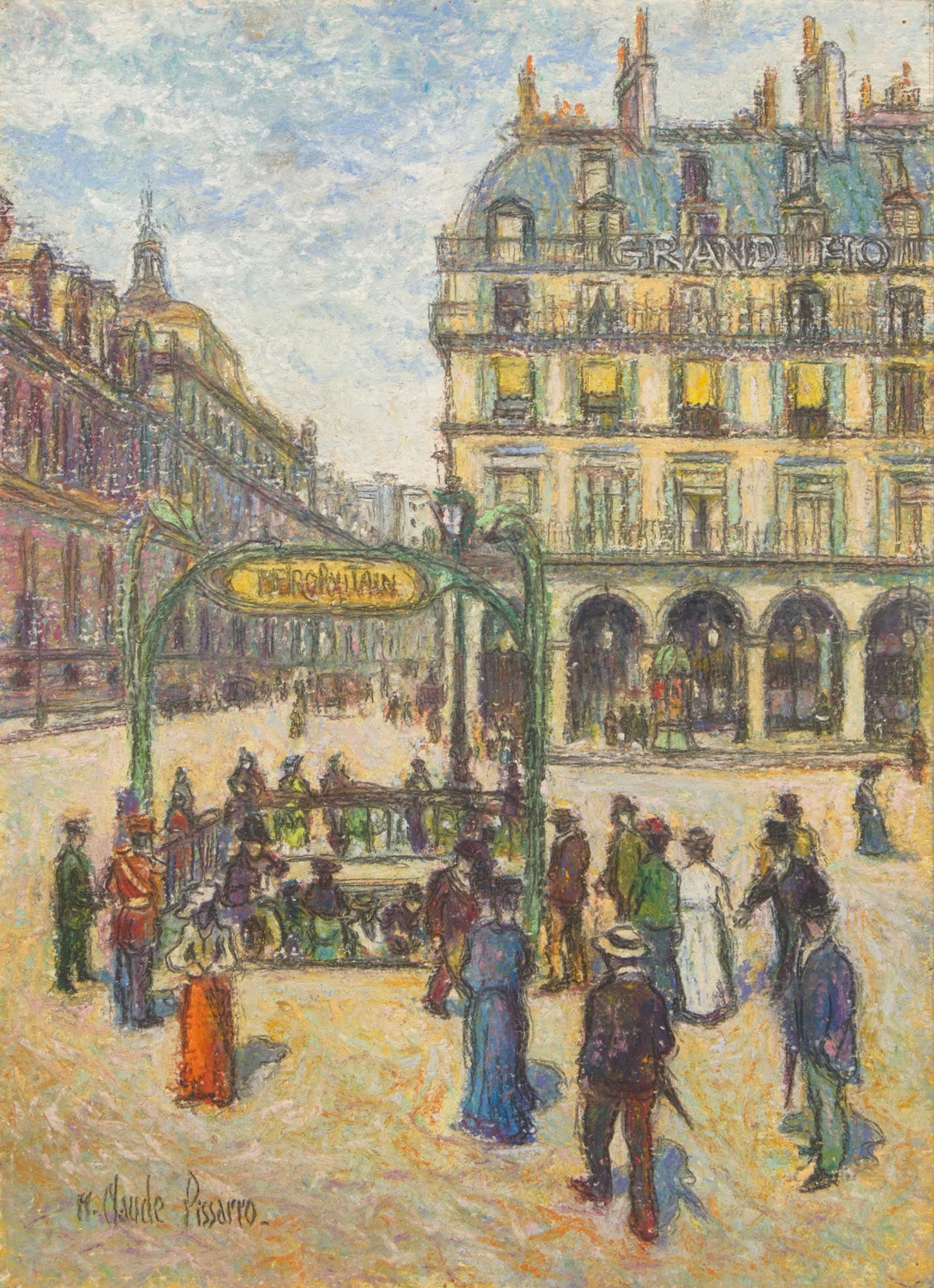 Hugues Claude Pissarro (French, b. 1935), The Metropolitan (1 of 2)