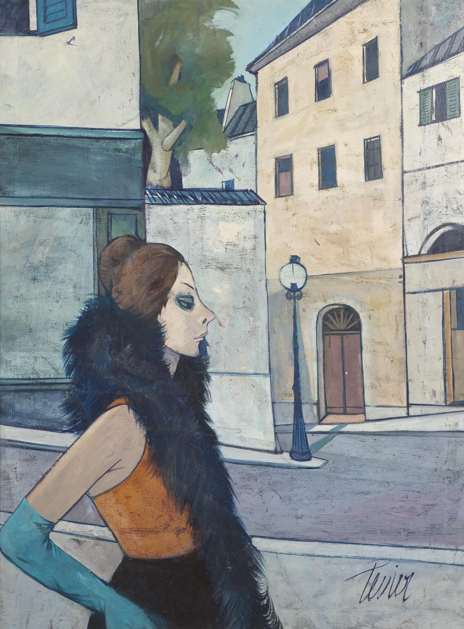 Charles Levier (French, 1920-2003), Retour à l'aube (1 of 2)