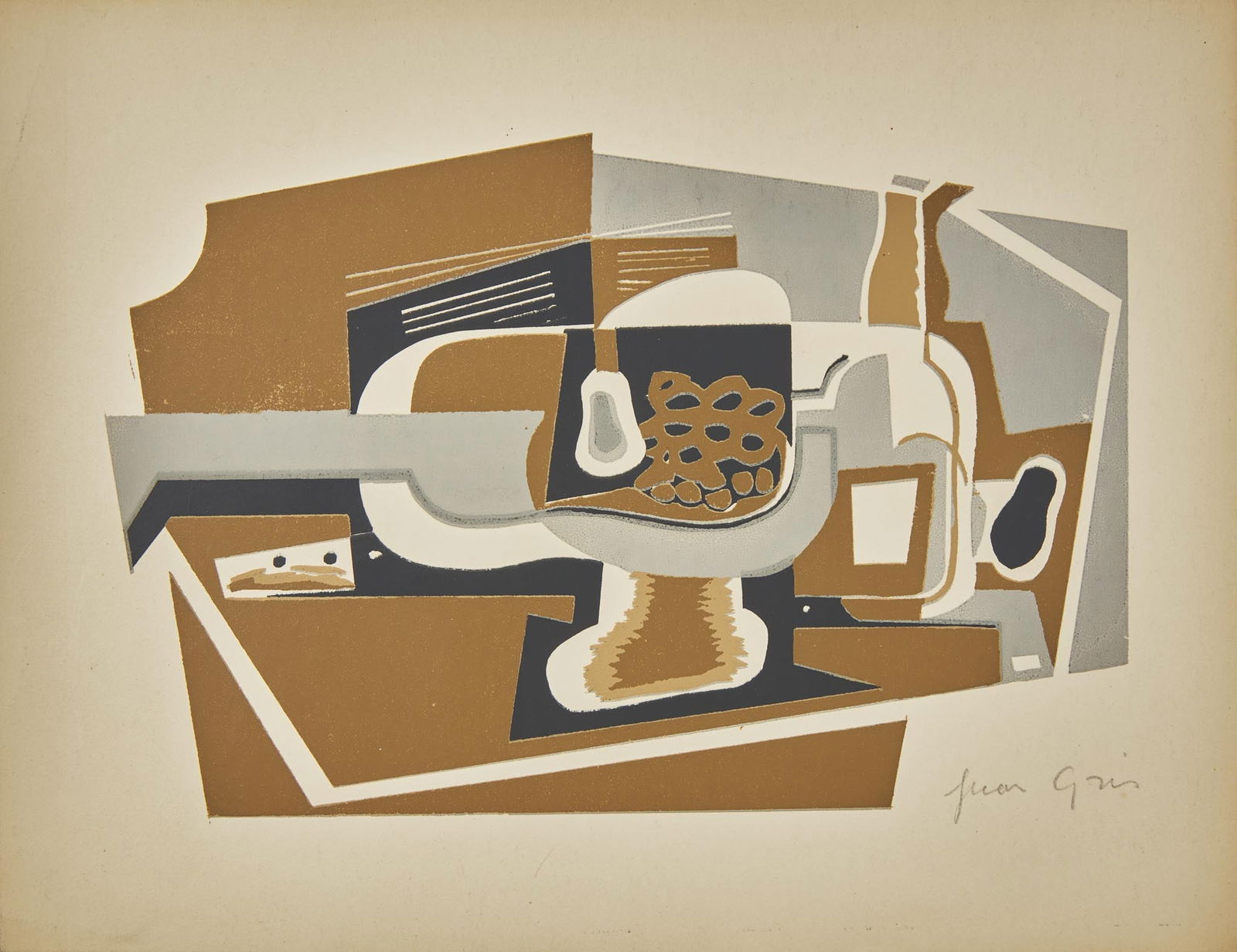 Juan Gris (Spanish, 1887-1927), Nature Morte (1 of 2)