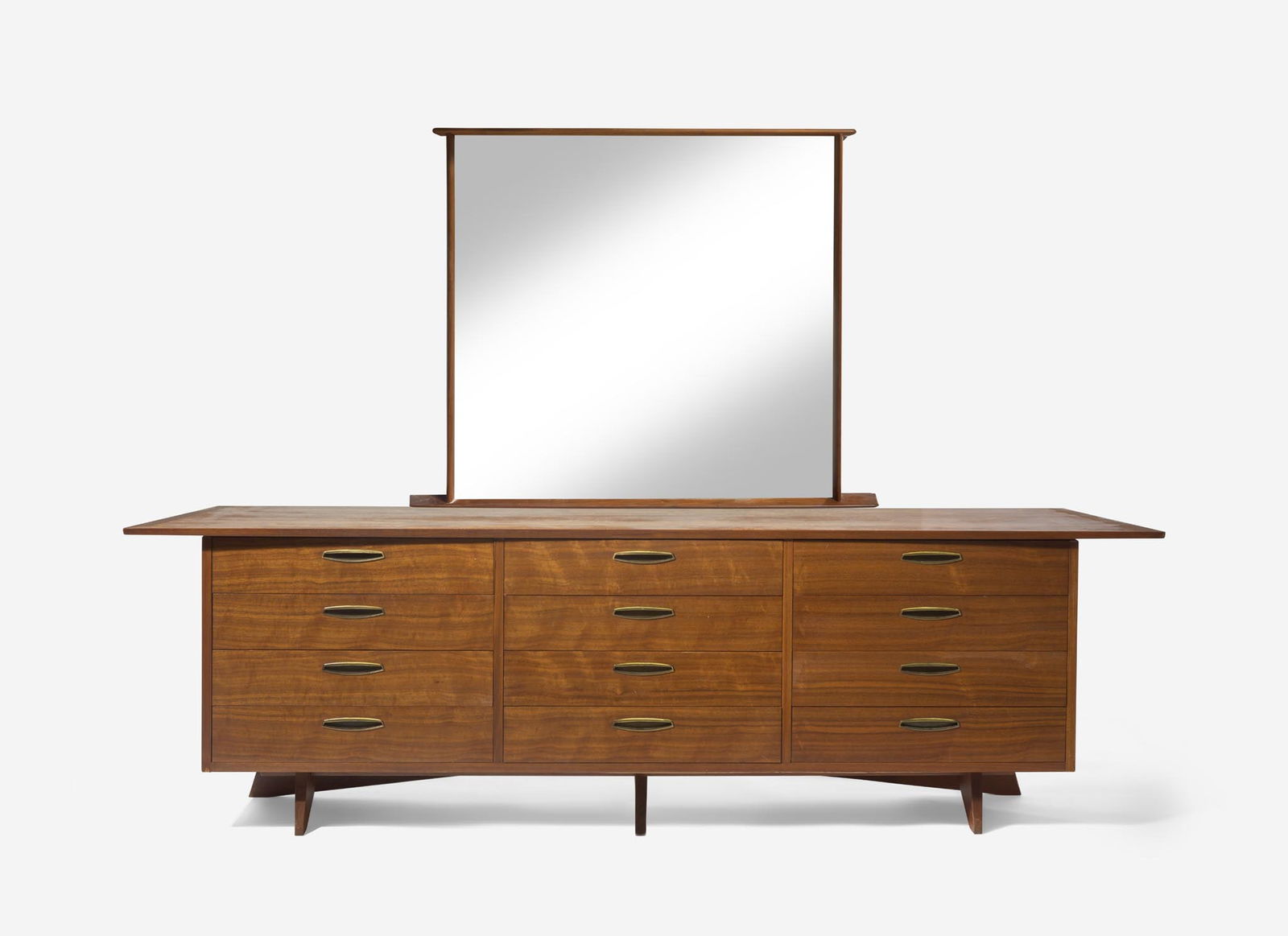 George Nakashima for Widdicomb, "Origins" Dresser and Mirror (1 of 4)