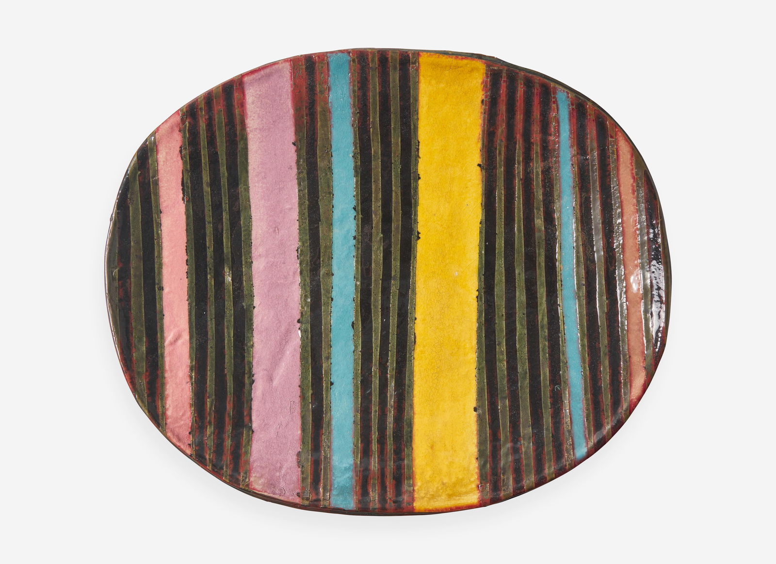 Jun Kaneko (Japanese-American, b. 1942), Untitled (1 of 4)