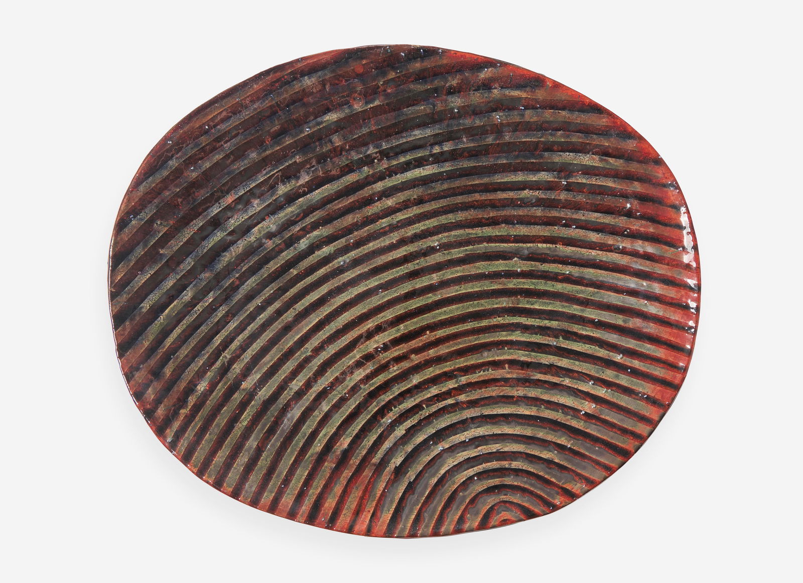 Jun Kaneko (Japanese-American, b. 1942), Untitled (1 of 4)