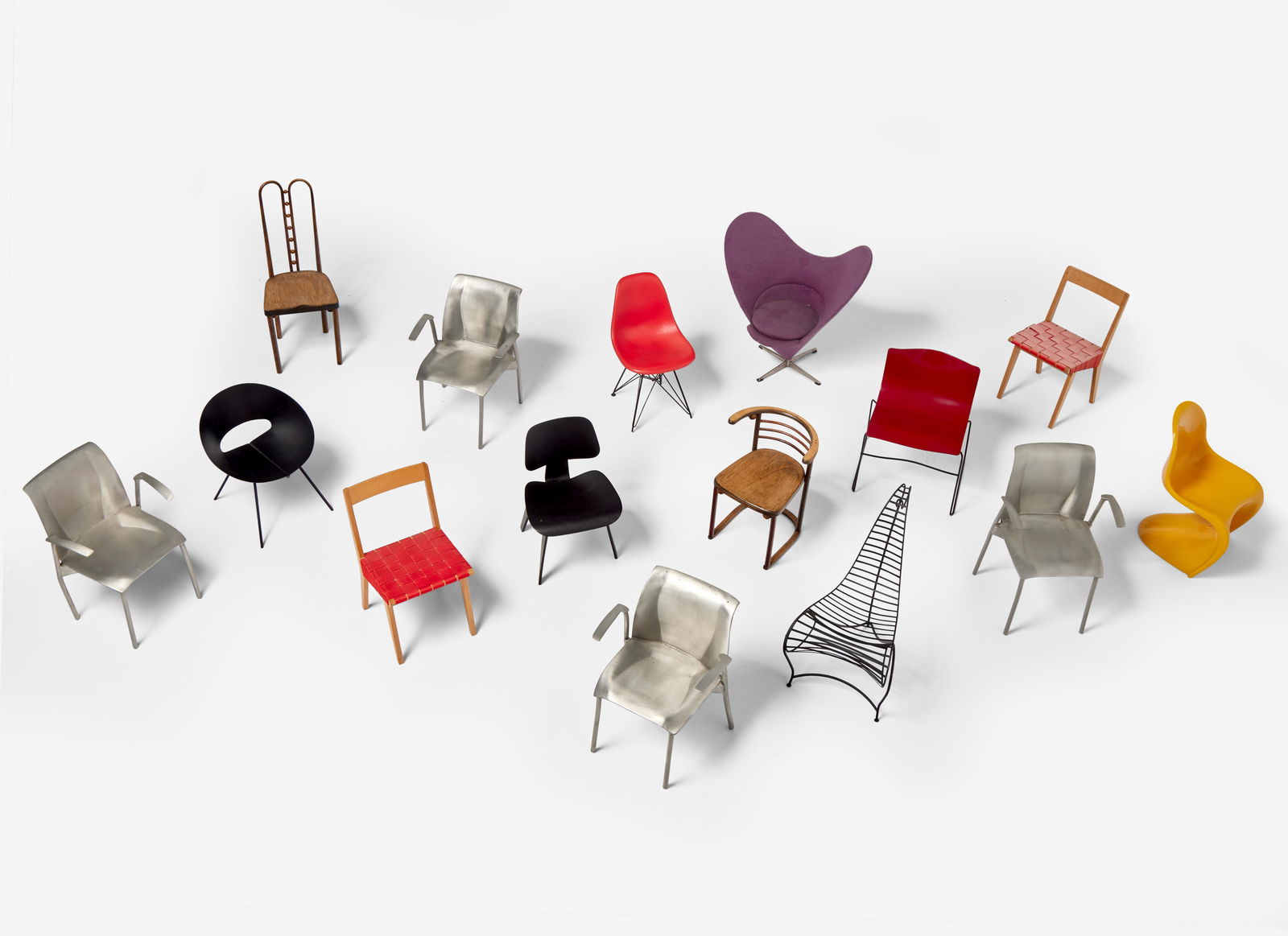 Vitra, Group of Prototype and Production Chairs from the Miniatures Collection (1 of 2)