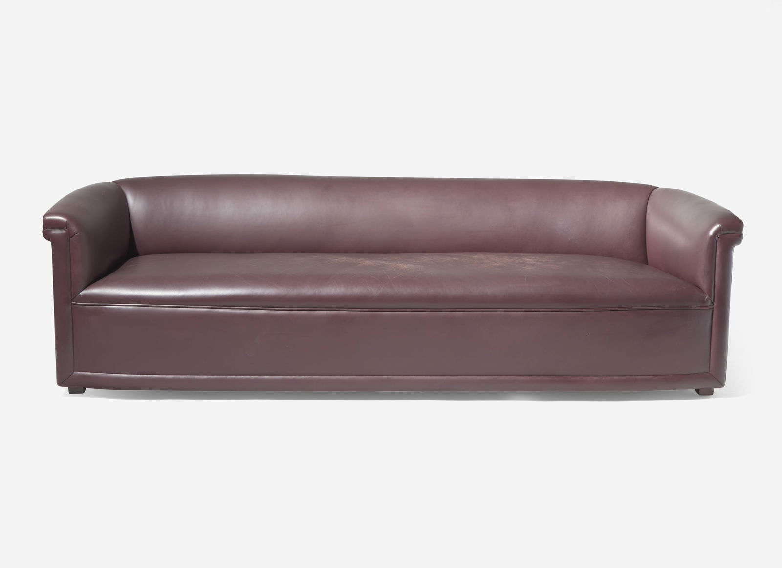 Ward Bennett for Brickel, Custom Leather Sofa (1 of 3)