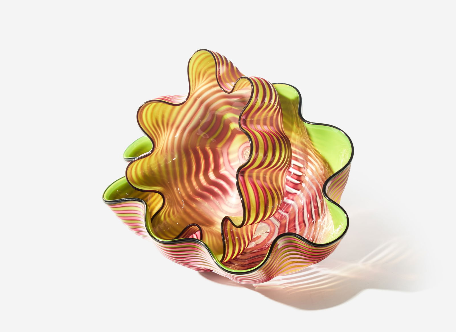 Dale Chihuly, Royal Raspberry Seaform Pair, Portland Press Edition (1 of 4)