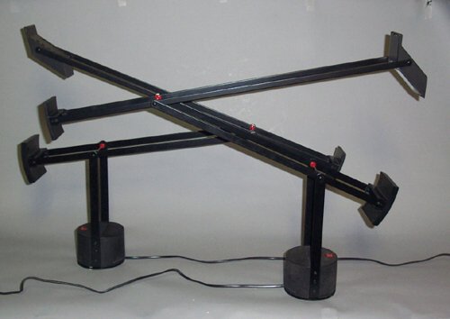 PAIR OF TIZIO LAMPS Designed by Richard: PAIR OF TIZIO LAMPS Designed by Richard Sapper for Artemide Metal, plastic; adjustable.