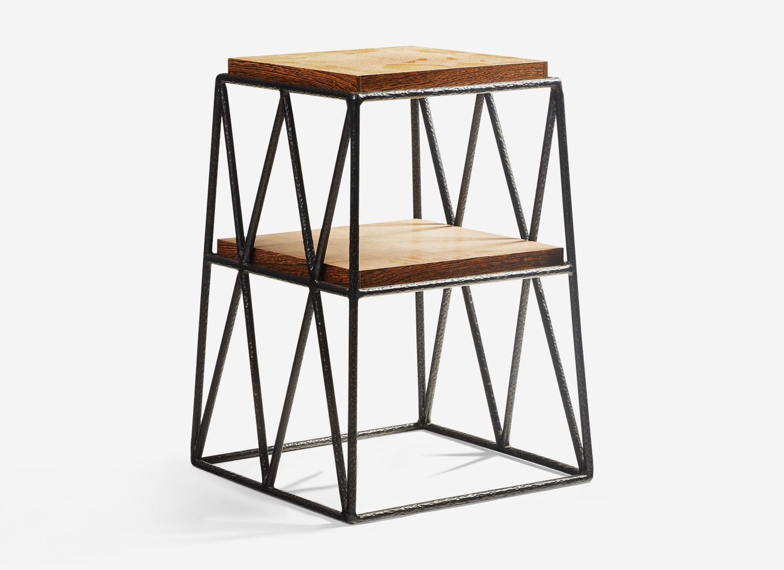 Ashley Hicks, "Jantar Mantar" Occasional Table: Ashley Hicks, "Jantar Mantar" Occasional Table UK, 1999 Iron, wenge H: 22 ½, W: 16, D: 16 in. Provenance Property from a Private New York Collection