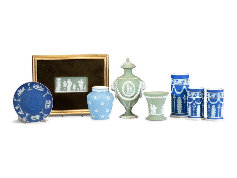 Eight Jasperware Articles (1 of 8)