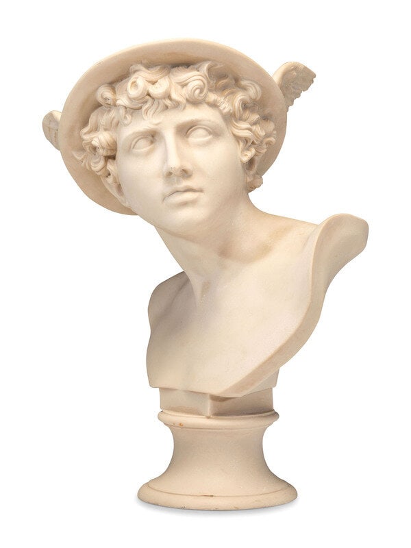 A Wedgwood Style Bust of Mercury (1 of 5)