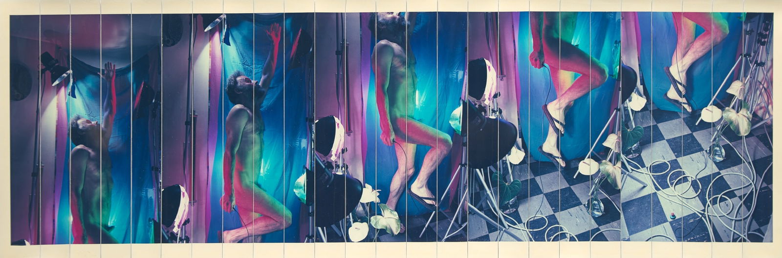 Lucas Samaras (American/Greek, B. 1936) - Panorama: Lucas Samaras (American/Greek, B. 1936) - Panorama Signed ‘Samaras’ and dated ‘11/8/84’ verso, Polaroid collage 10 3/4 x 32 in. (27.3 x 81.3cm) Provenance Pace MacGill, New Yor