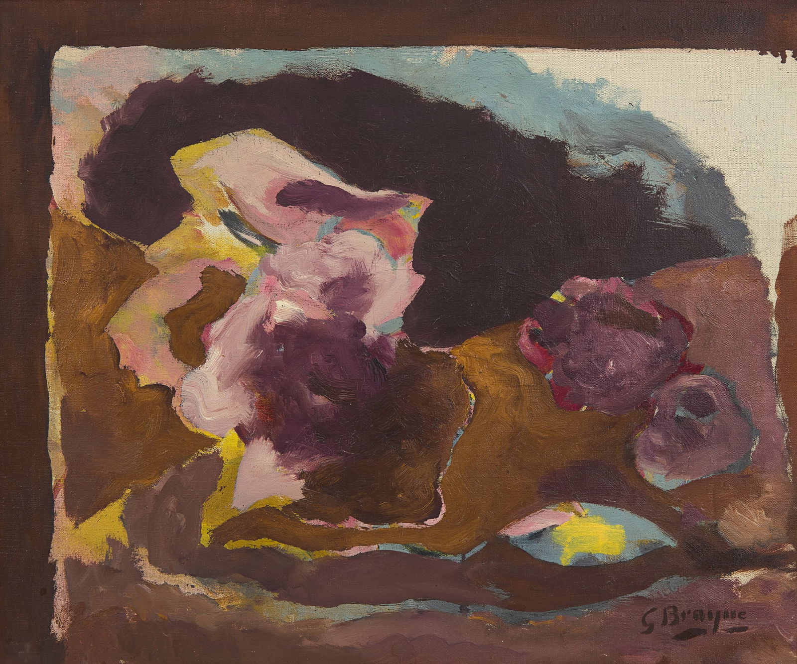 Georges Braque (French, 1882-1963) - Nature Morte au Pot (1 of 3)