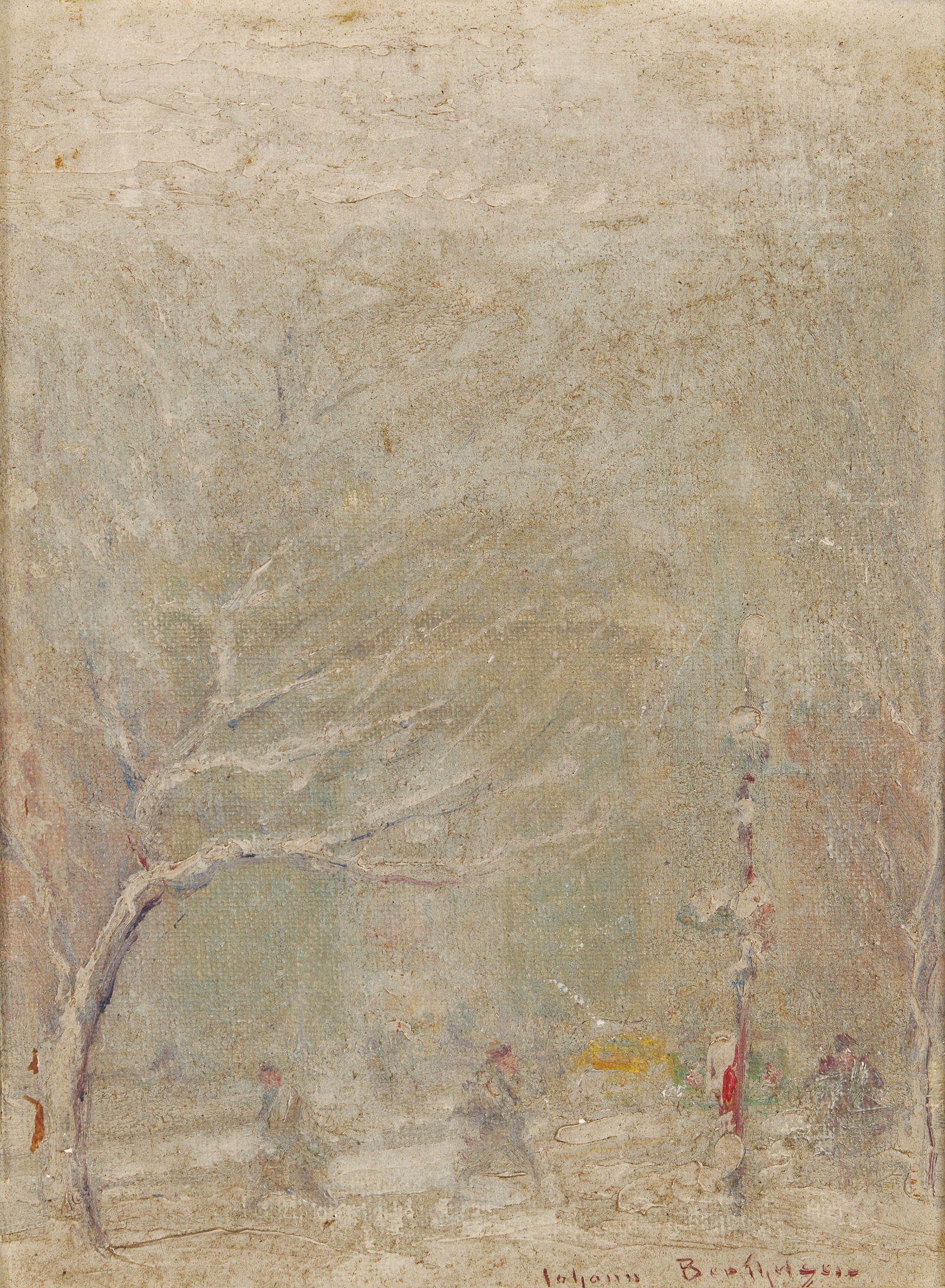 Johann Berthelsen (American, 1883-1972) - Tree in Winter (1 of 2)