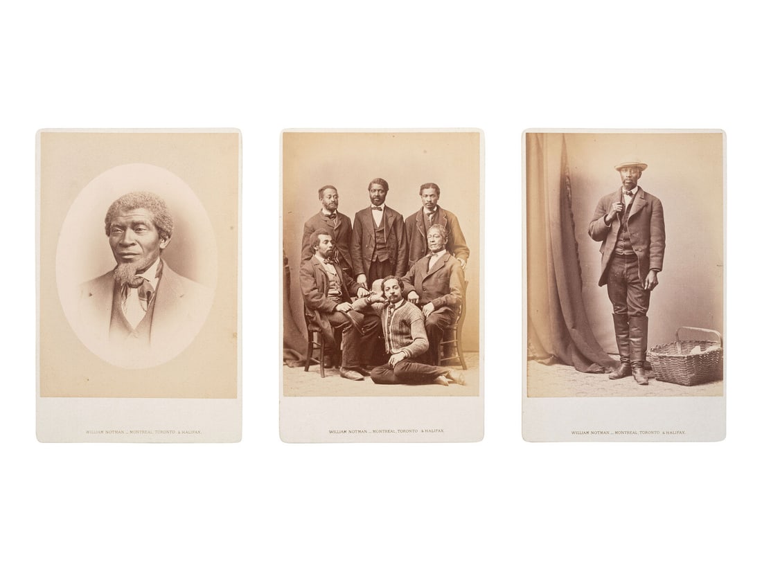 [AFRICAN AMERICANA - EDUCATION]. A group of 3 cabinet photographs of Yale University's African (1 of 2)