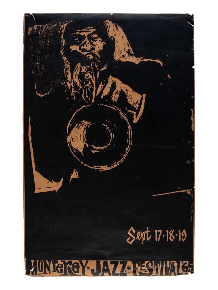 [MUSIC]. NEWMAN, Earl, artist. Monterey Jazz Festival. 1965. (1 of 2)