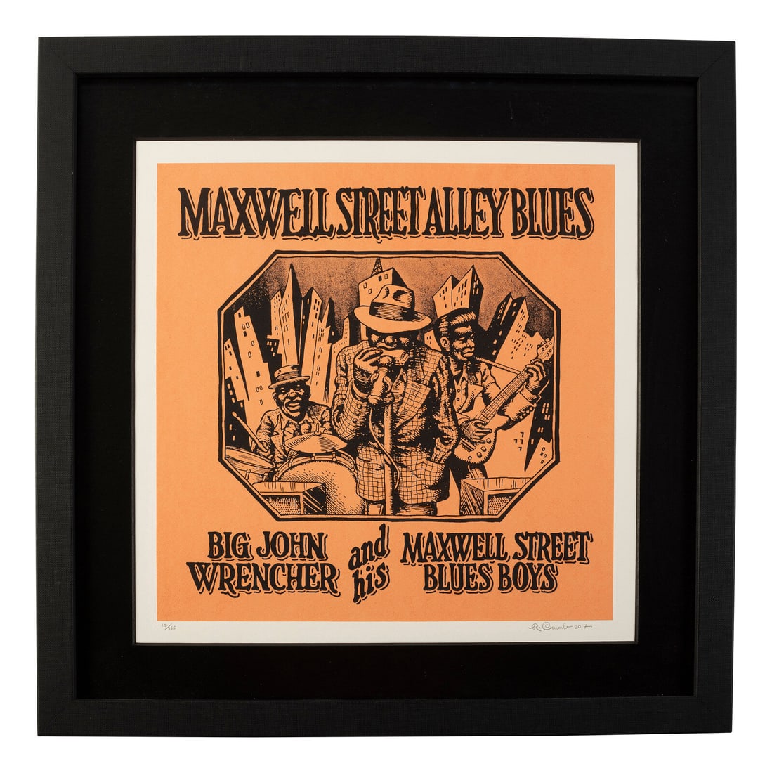 [MUSIC]. CRUMB, Robert, artist. Maxwell Street Alley Blues. Big John Wrencher and his Maxwell Street (1 of 4)