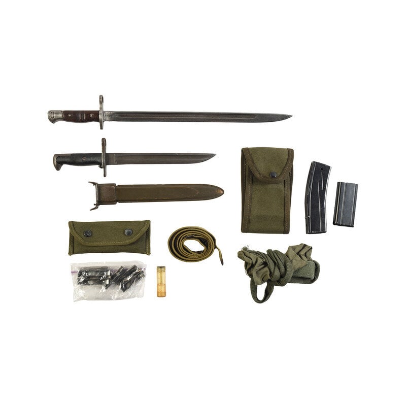 Lot of Assorted WWII-era Militaria Including Bayonets (1 of 4)