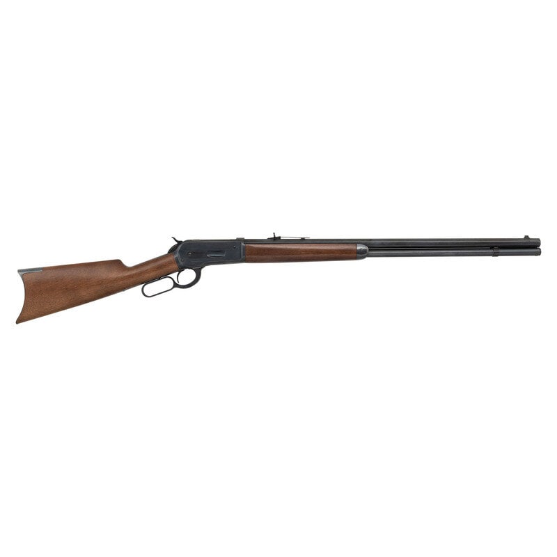 *Browning Model 1886 Limited Edition Grade I Rifle: *Browning Model 1886 Limited Edition Grade I Rifle .45-70 Government. 26" octagonal barrel. SN: 90042PT197. Blued metal finish. Two piece walnut stock has a plain straight grip and forearm. Lever acti
