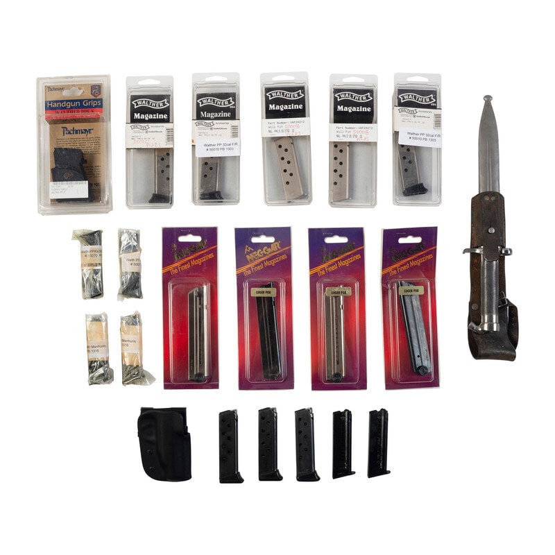 Lot of 20 Assorted Magazines and Accessories Including: Luger and Walther (1 of 1)