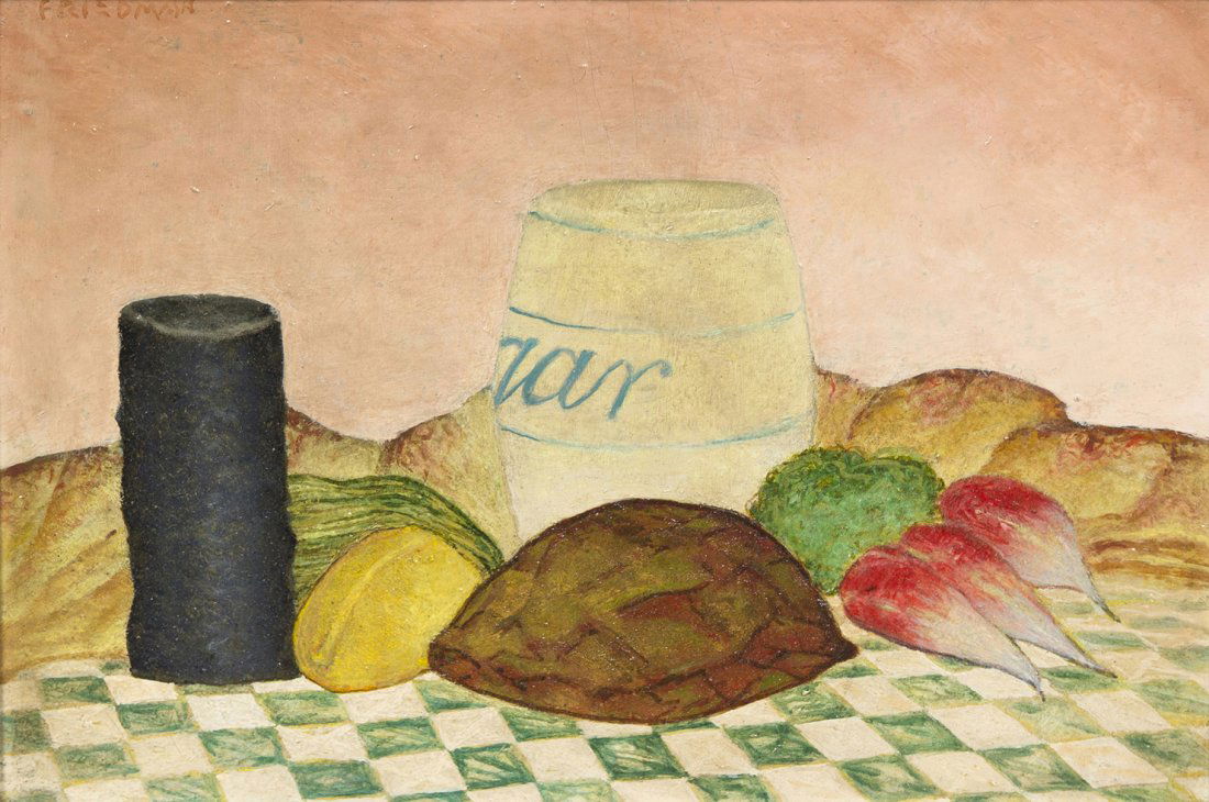 Arnold Friedman, (American, 1874-1946), Still Life: Arnold Friedman (American, 1874-1946) Still Life with Sugar oil on masonite signed Friedman (upper left) 8 3/4 x 11 3/4 inches. Provenance: Salander-O'Reilly Galleries, New Yor